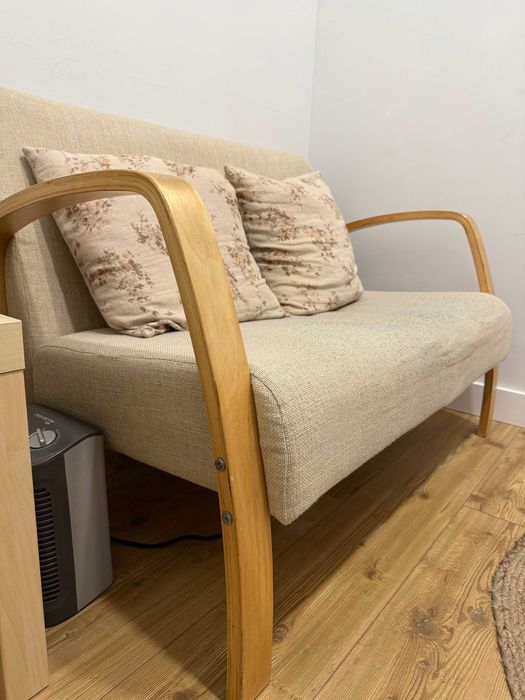 Cadeirão e Sofá Bege