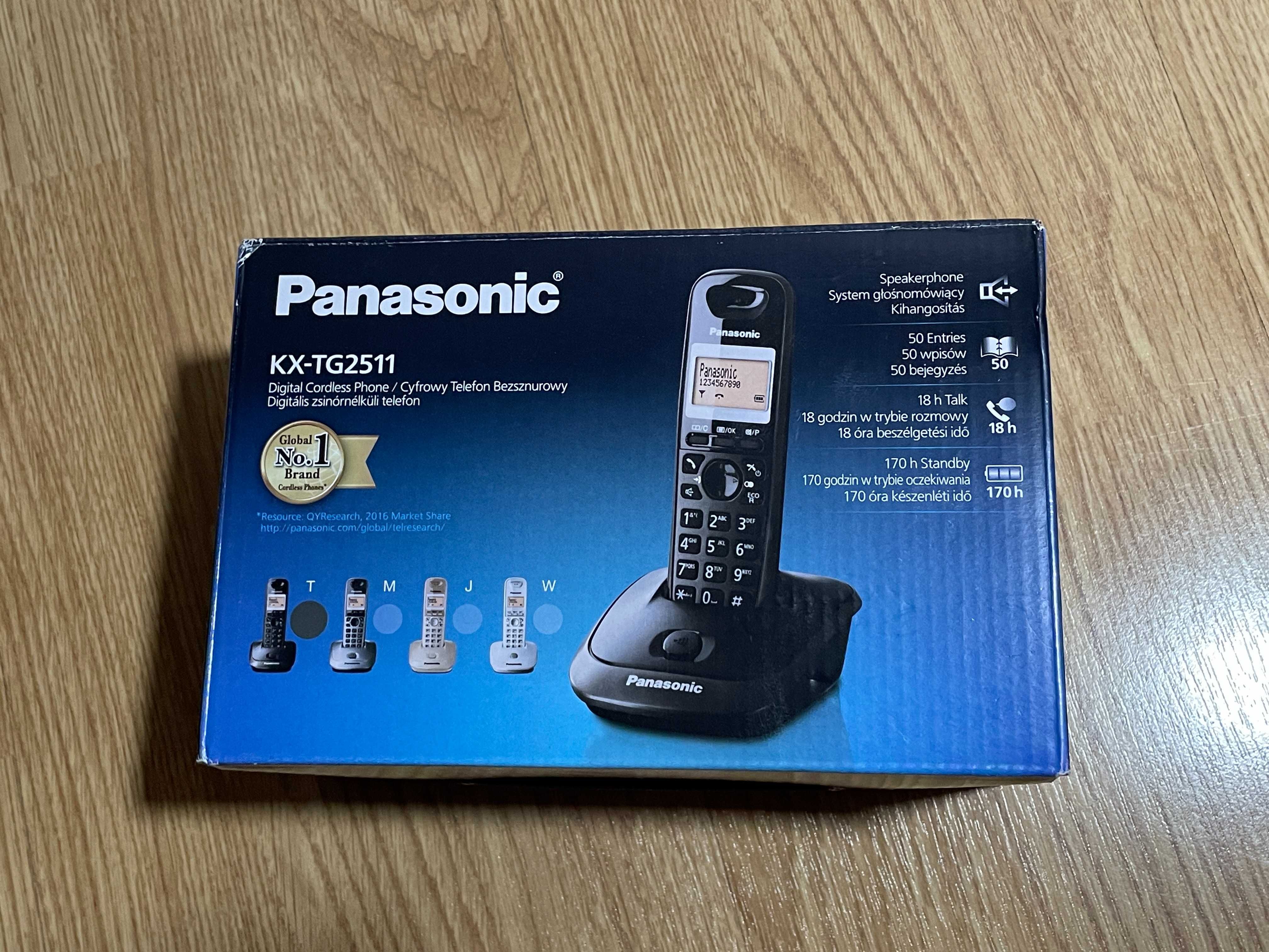 Telefon bezprzewodowy stacjonarny Panasonic KX-TG2511