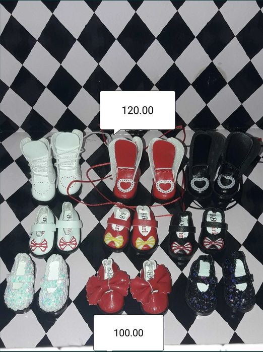 Взуття для ляльки Блайз Blythe чіпи по 25.00 грн за пару. Размер 14 м