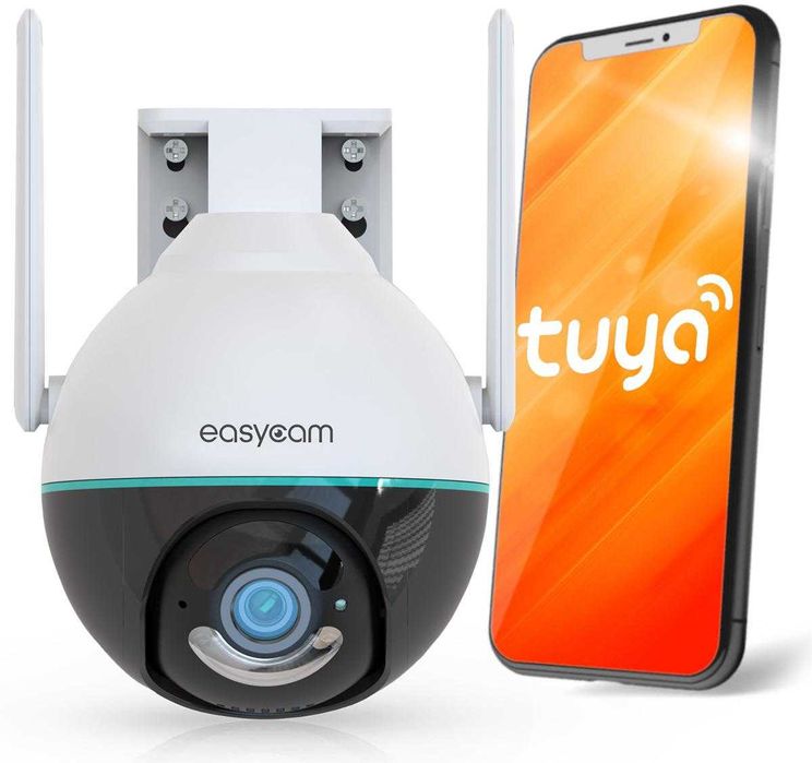 Kamera IP EasyCam obrotowa zewnętrzna WiFi Tuya 4MP EC-4PT8L(36765)