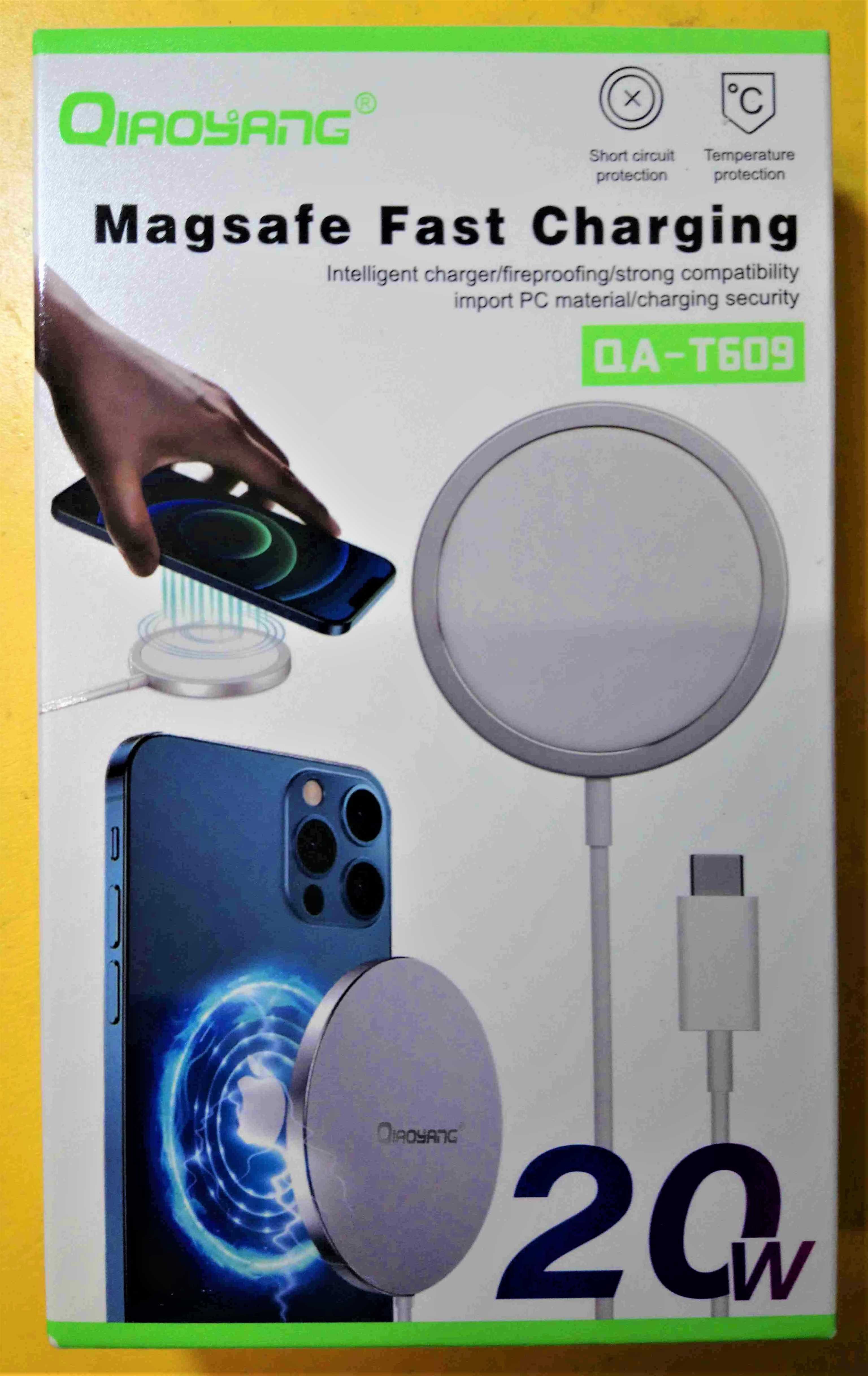 Base carregamento telemóvel sem fios 20 W