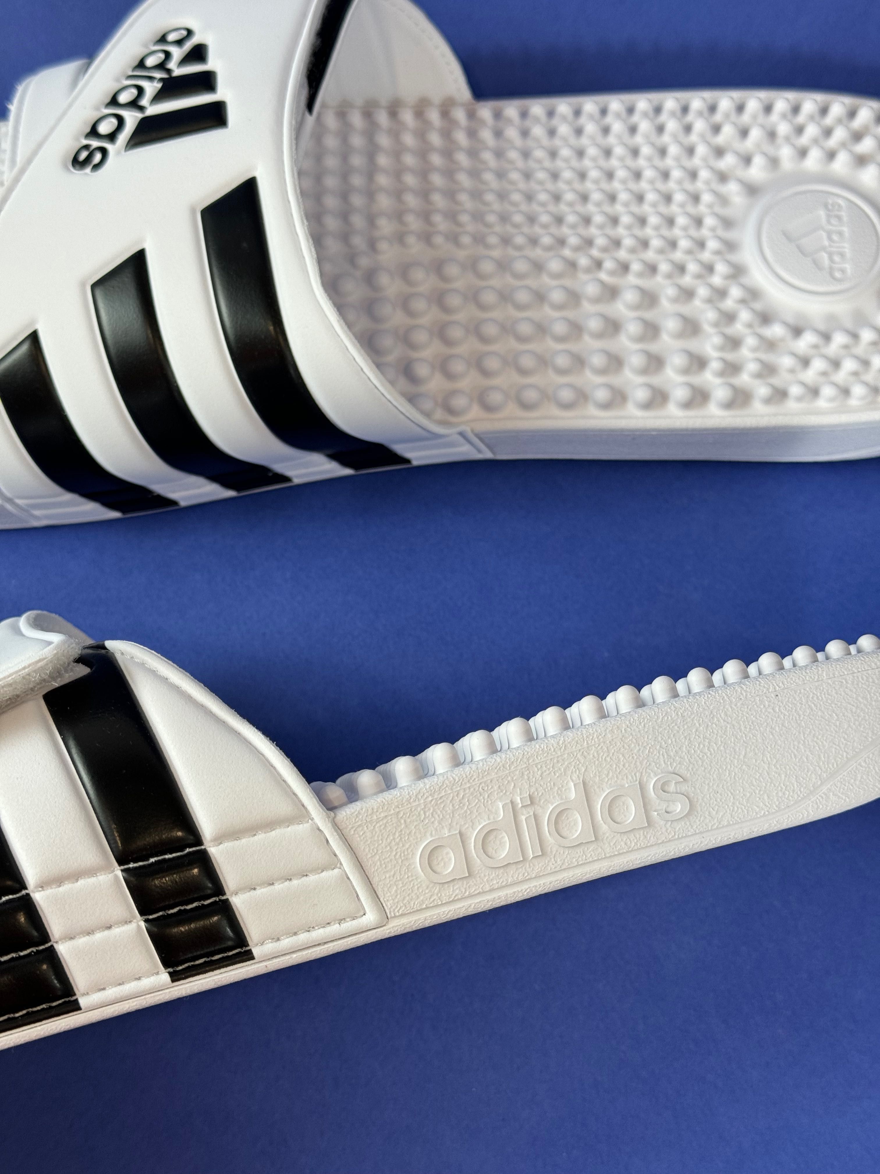 Чоловічі тапки шльопанці на липучці Adidas Adissage 51 розмір