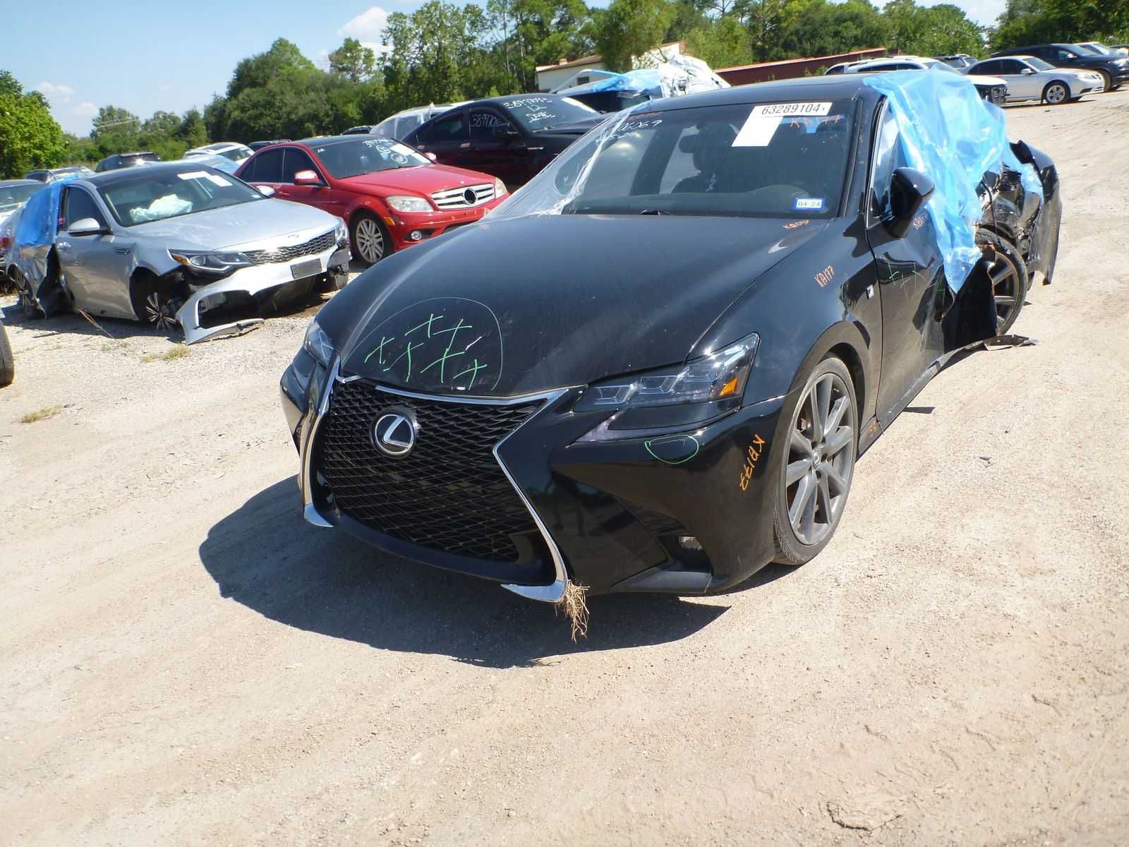 Лексус GS350 / Lexus GS350 США шрот б/у запчастини розборка (двигун)