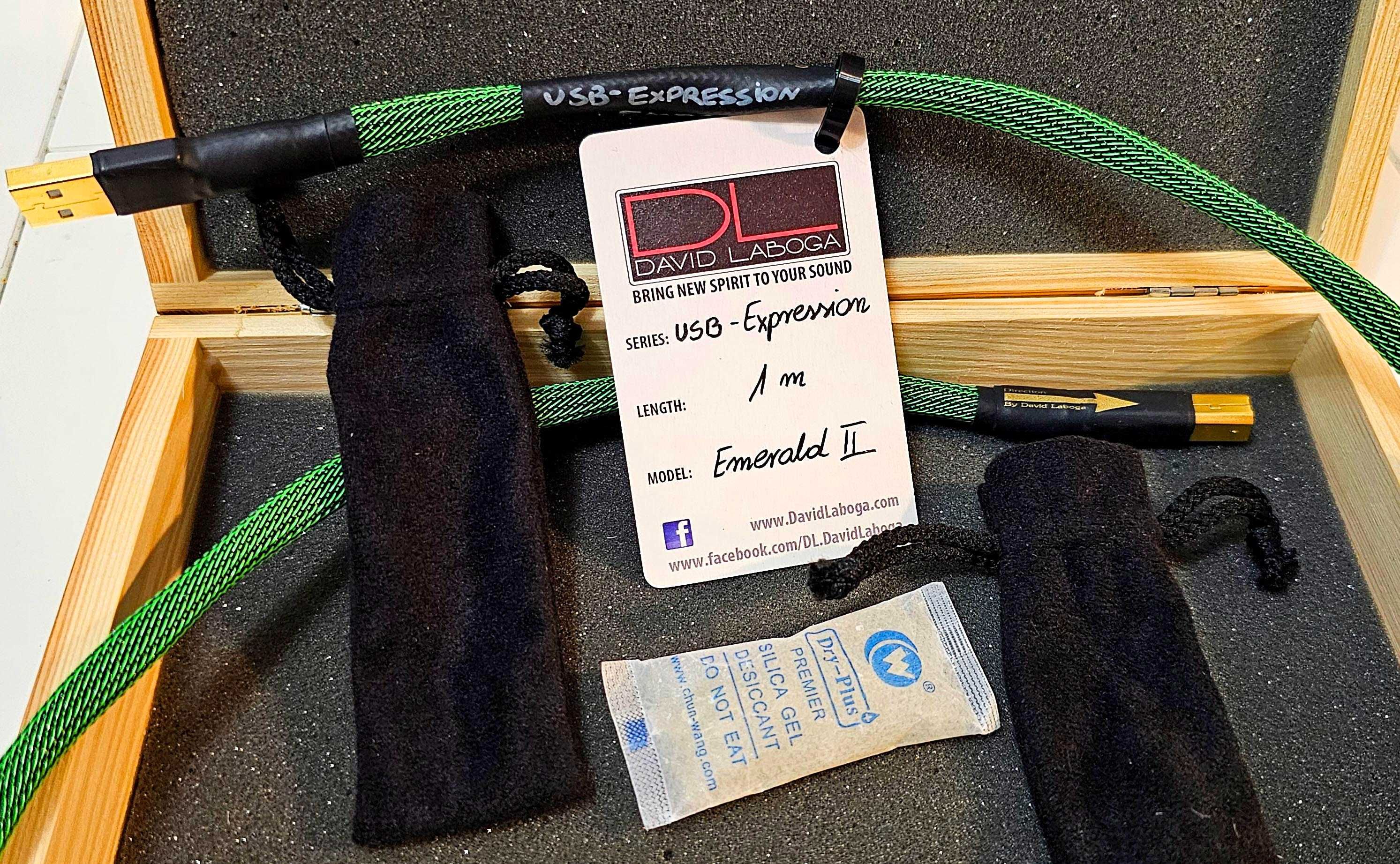 David Laboga Custom Audio Emerald MK2 USB A-B kabel przewód DL