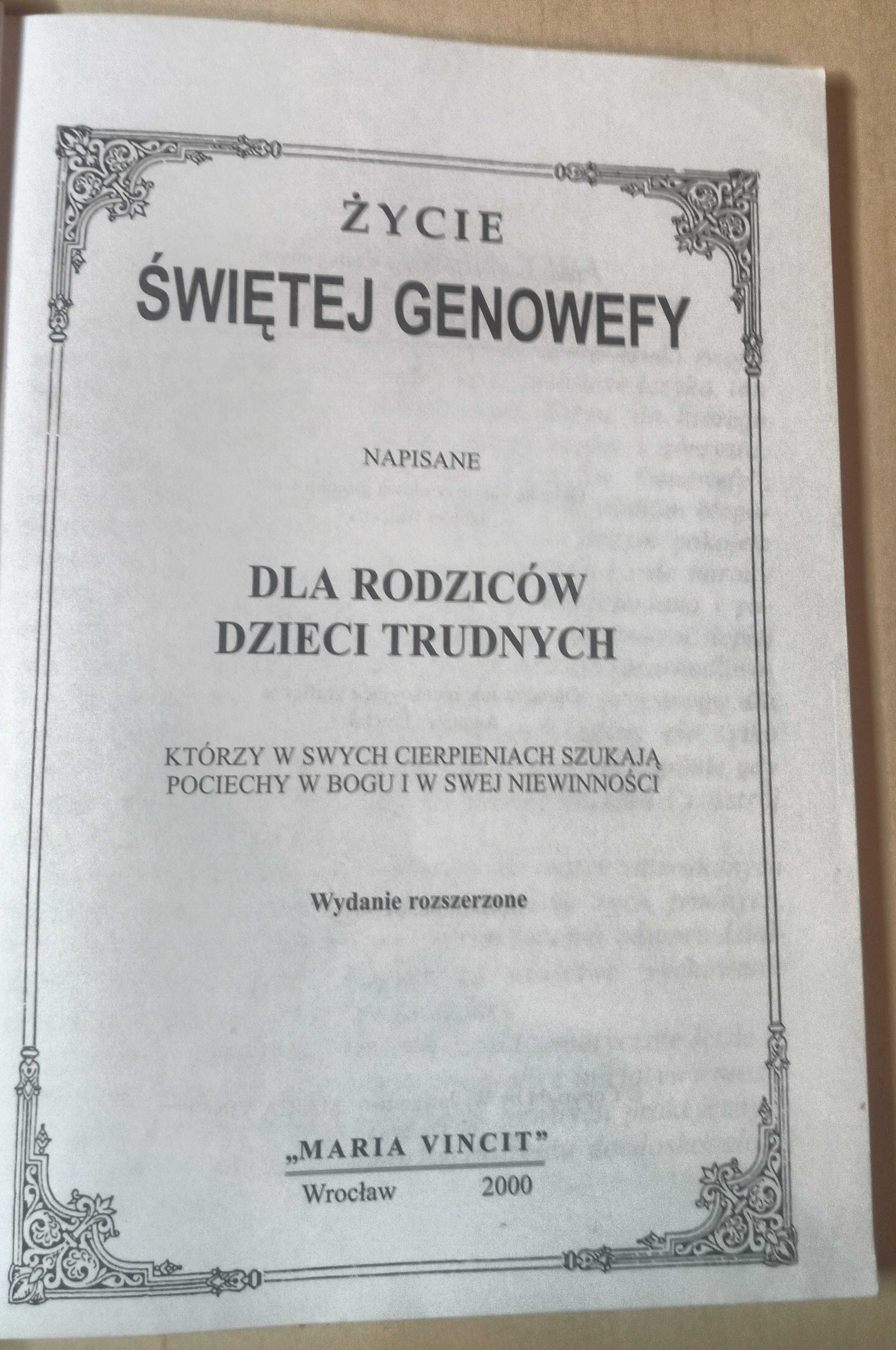 Życie Św. Genowefy Augustyn Pawlak