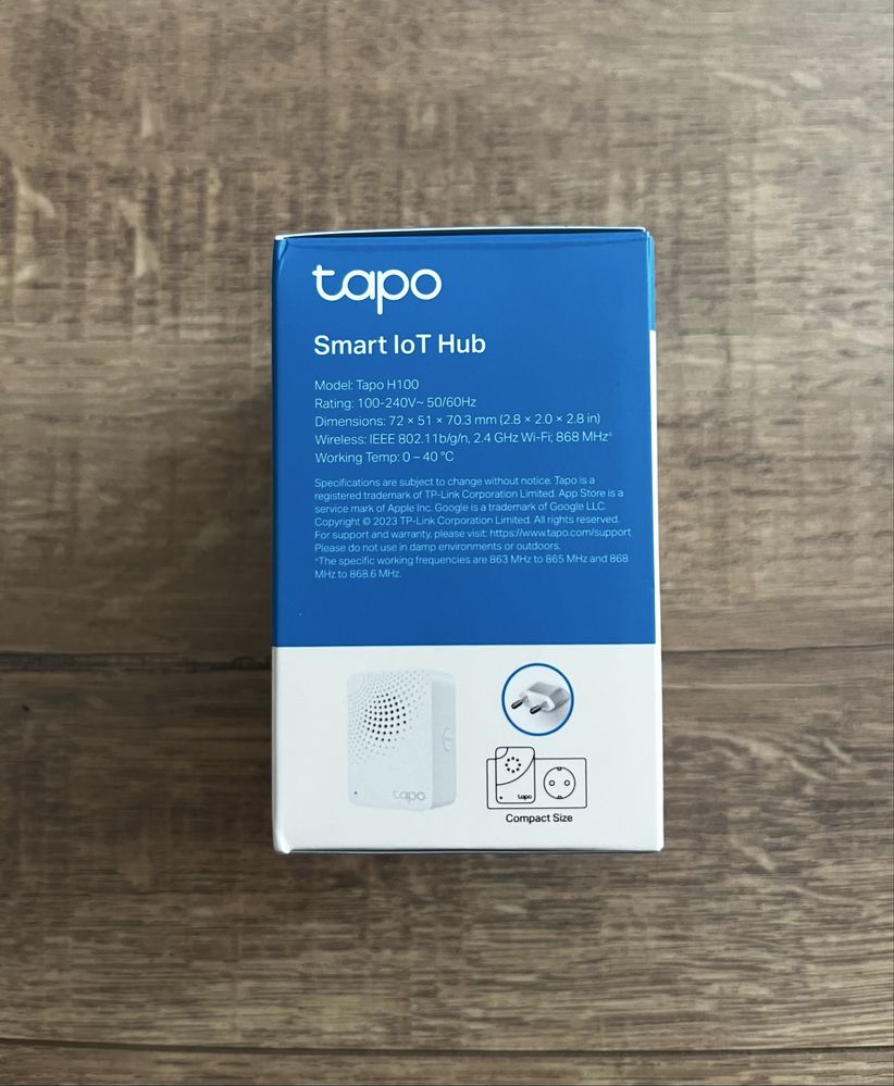 Tapo H100 Inteligentny Hub Tapo z dzwonkiem