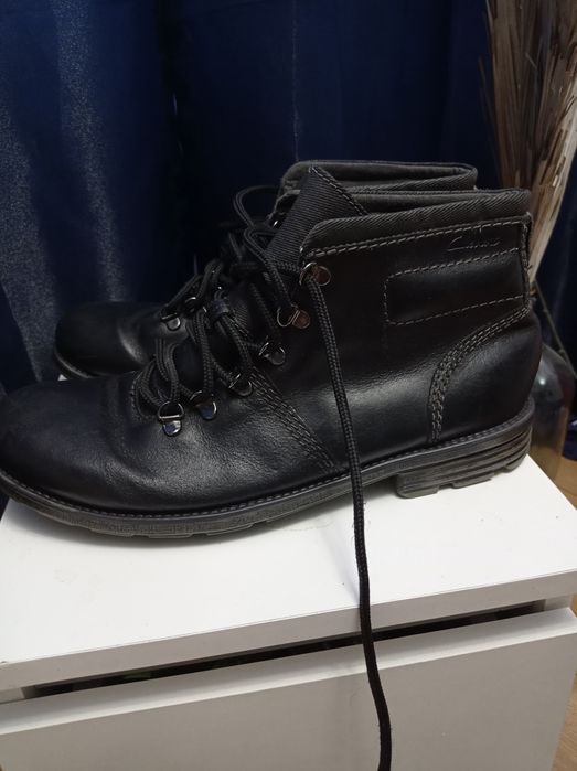 Męskie skórzane botki Clarks Darian Heath.