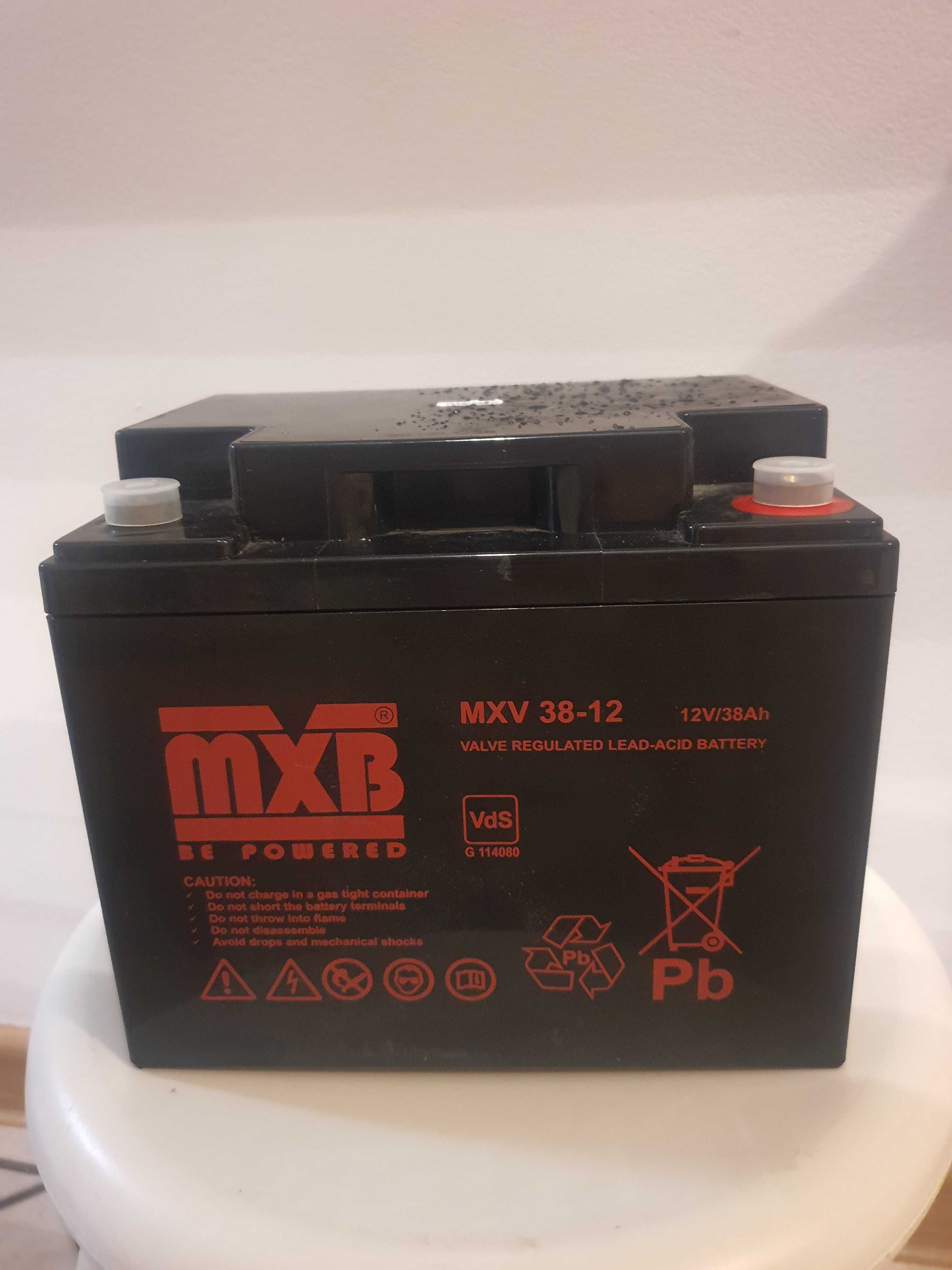 Akumulator AGM MXV UPS 12V 38-45Ah certyfikat VdS