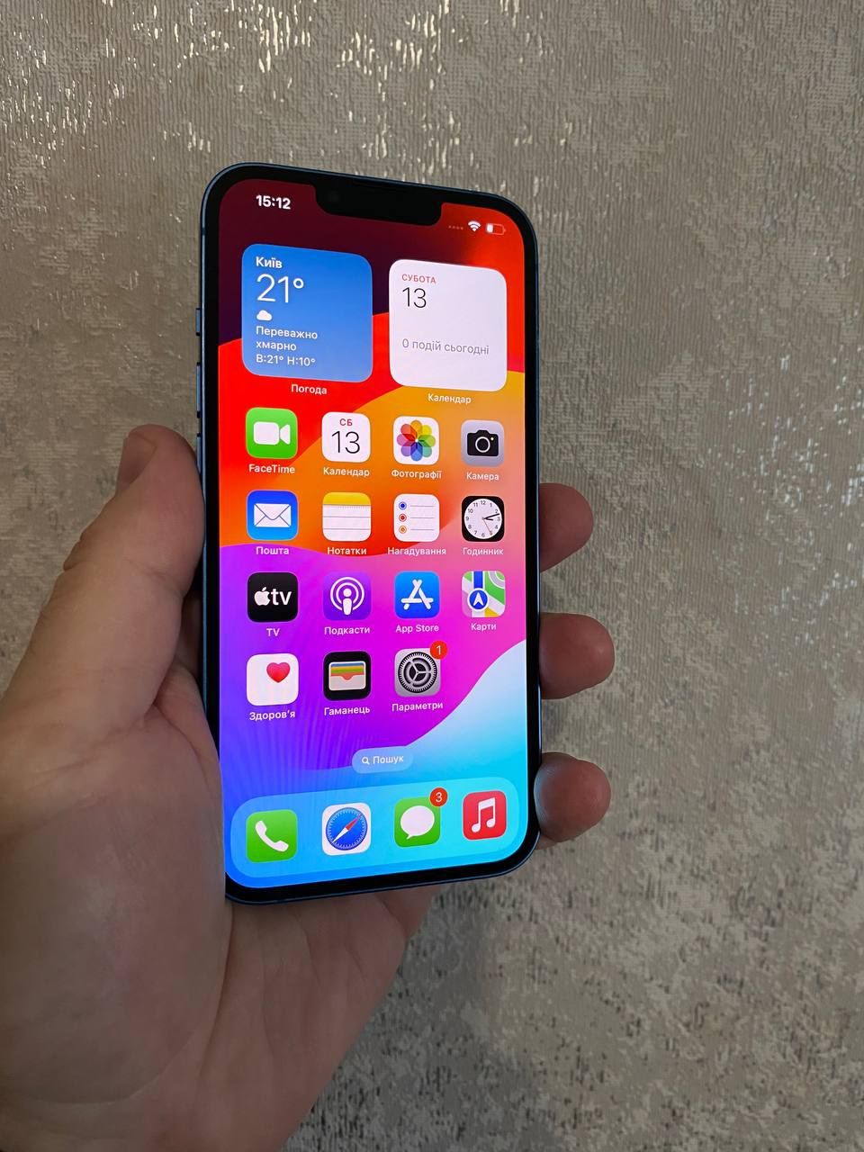 Чудовий Iphone 13  128 GB Neverlock,новий стан, АКБ 90%!