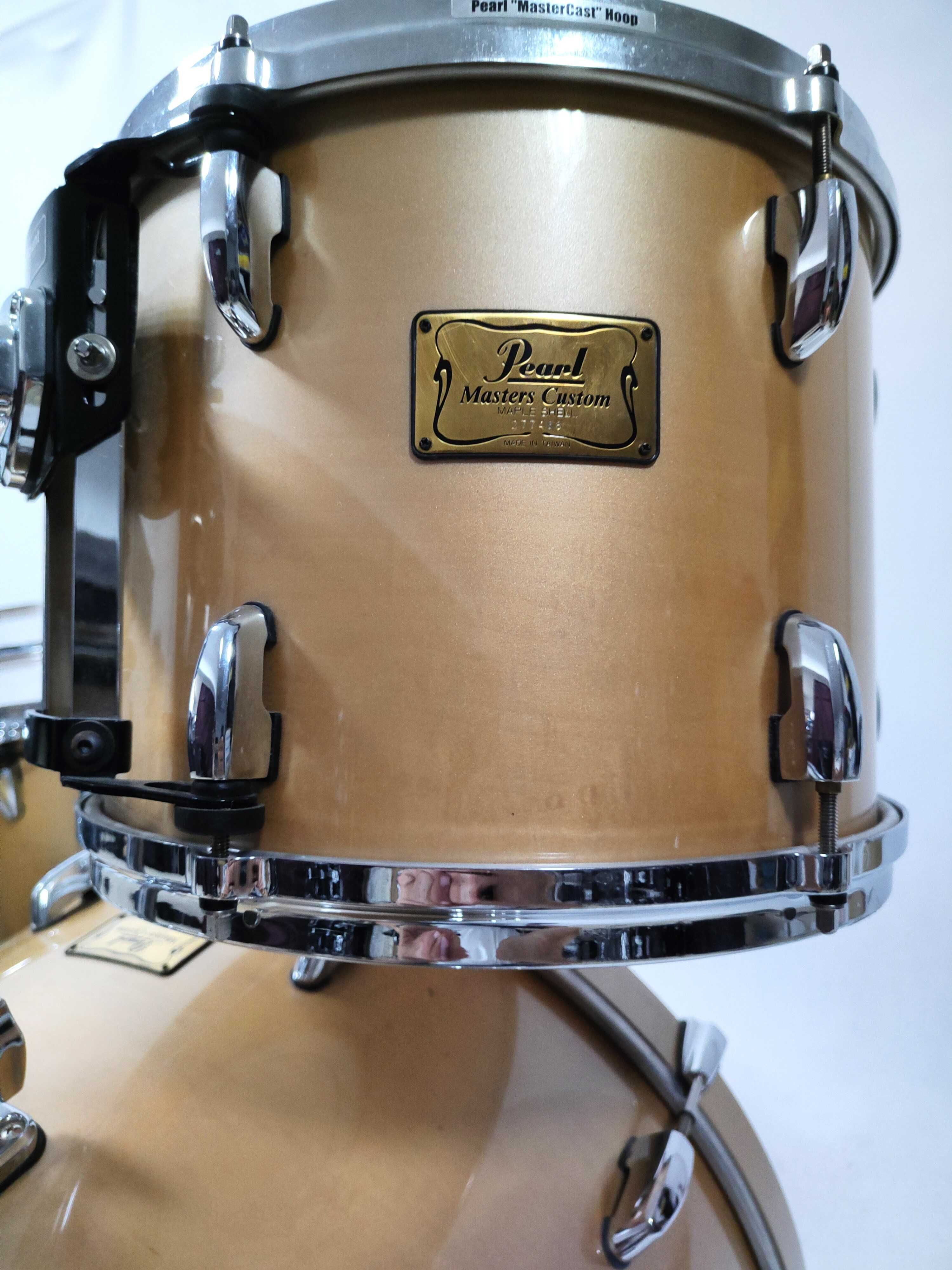 Perkusja Pearl Masters Custom MMX Maple 24,13,14,18" Platinum Mist