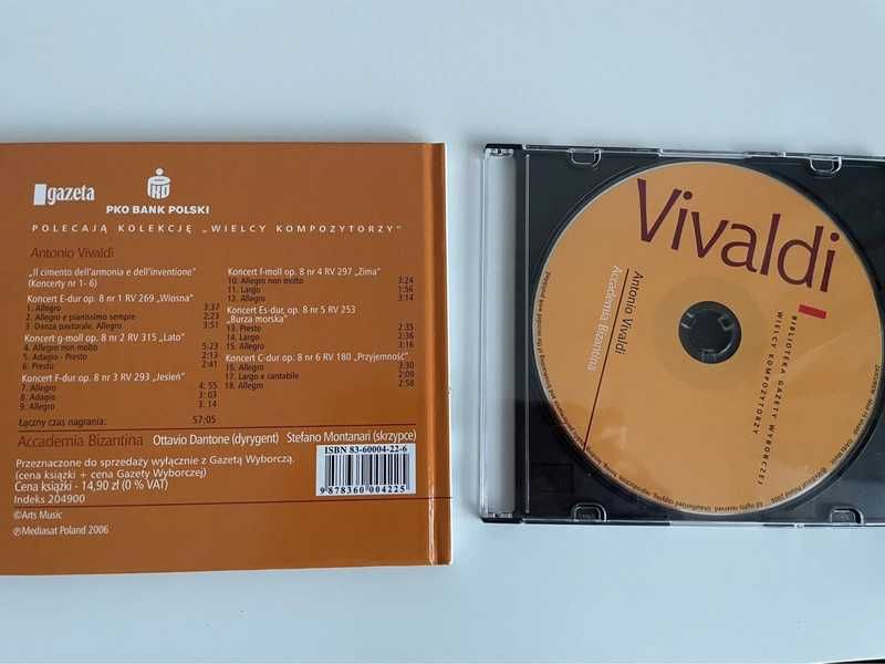 CD Vivaldi wraz z książeczka
CD Vivaldi i książeczka