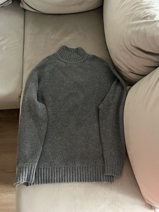 Sweter PierOne w rozmiarze M, szary, bawełna