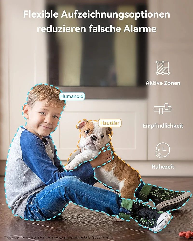 Wewnętrzna kamera monitorująca blurams 2K WiFi 360°
