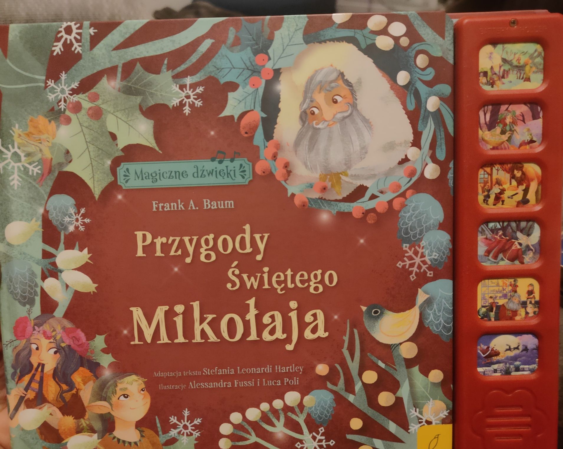 Książeczka grająca z melodiami Przygody Mikolaja