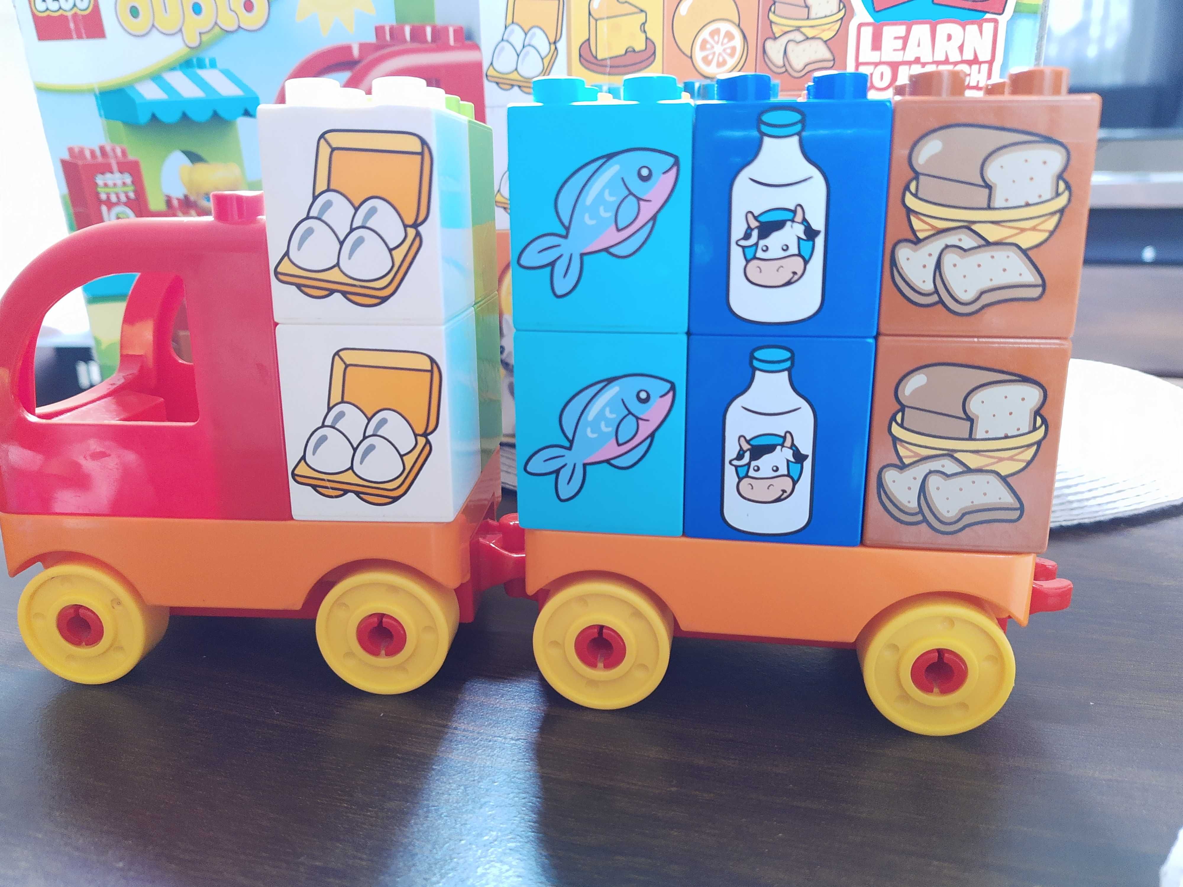 10818 moja pierwsza ciężarówka, tir, pociąg, jedzenie LEGO Duplo