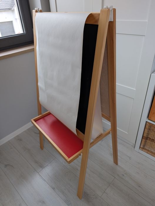 Tablica edukacyjna zmywalna kreda Ikea Mala sztaluga