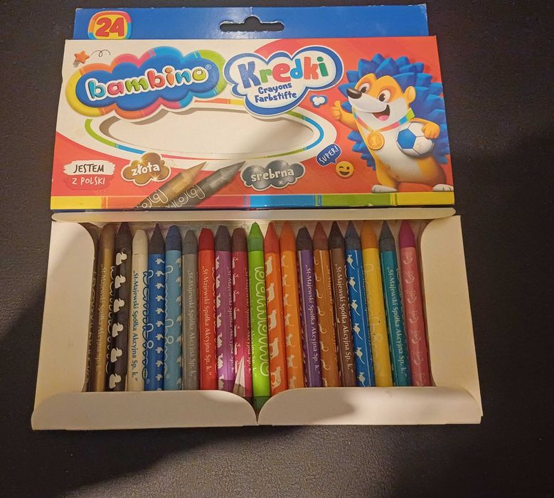 Kredki świecowe bambino 24 szt