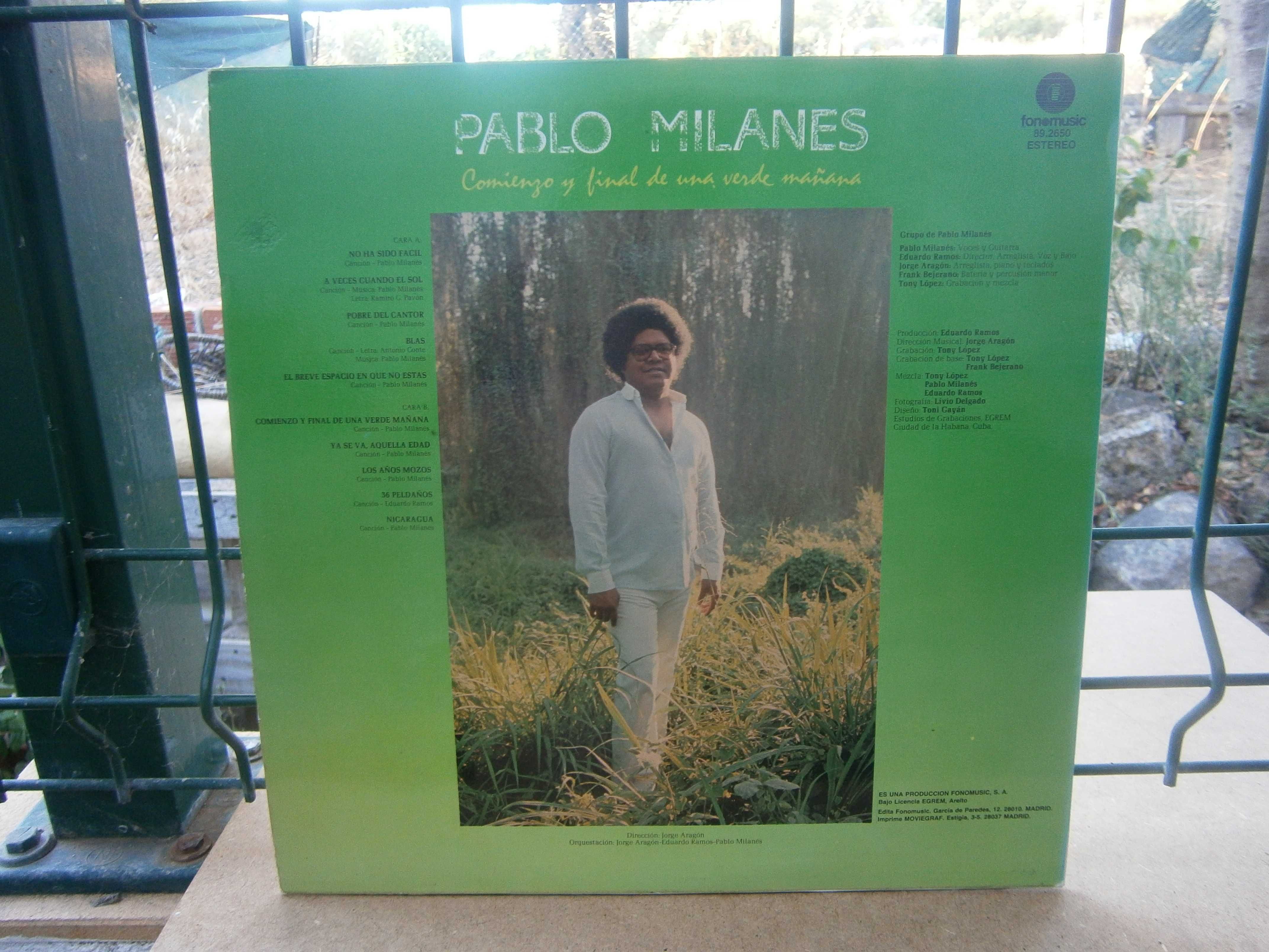 PABLO MILANES - Comienzo Y Final De Una Verde Mañana (VINIL)