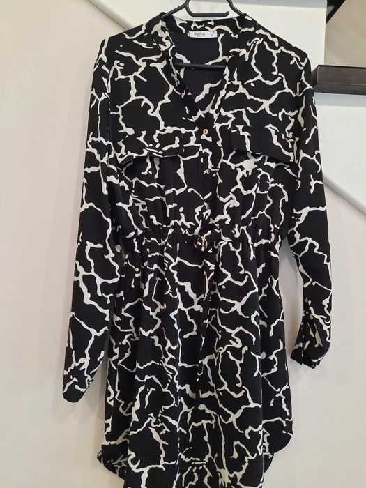 Wysokogatunkowa sukienka  szmizjerka Unika Paris butik CantyTM
