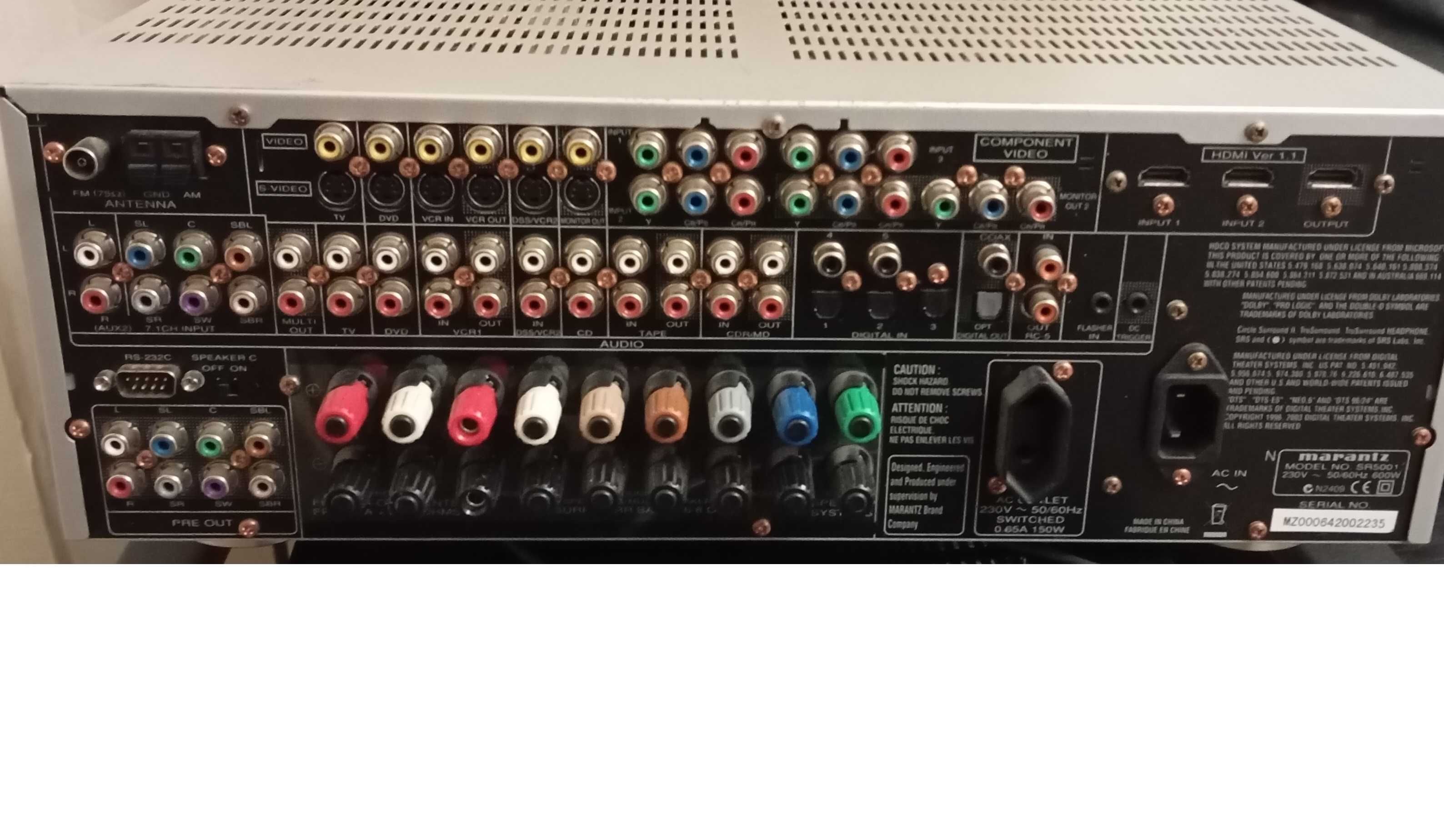 Підсилювач EVM CX 1004 ресівер MARANTZ SR 5001