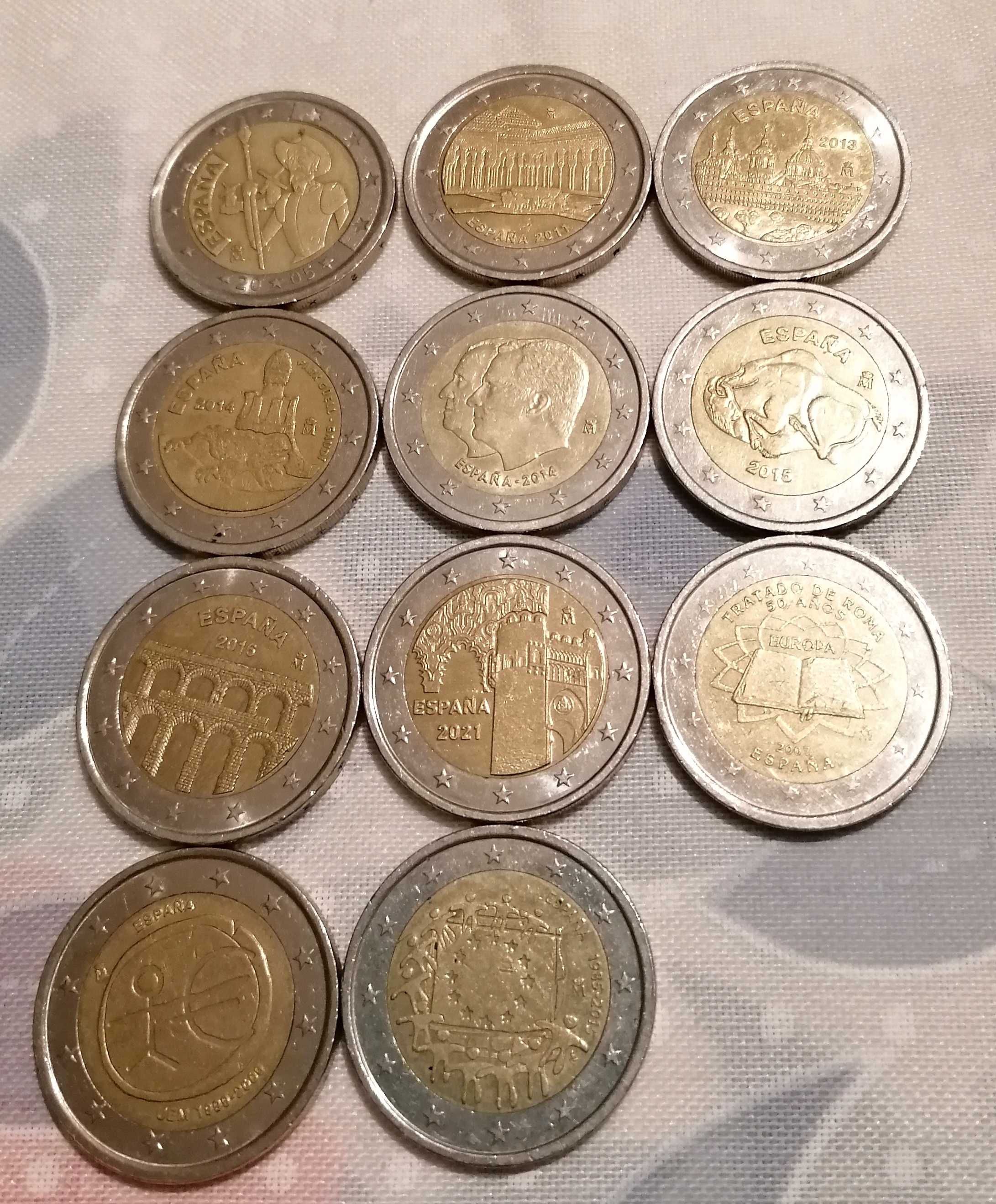 Troco moedas comemorativas de 2€