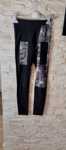Legginsy sportowe czarne damskie S/36 Reebok