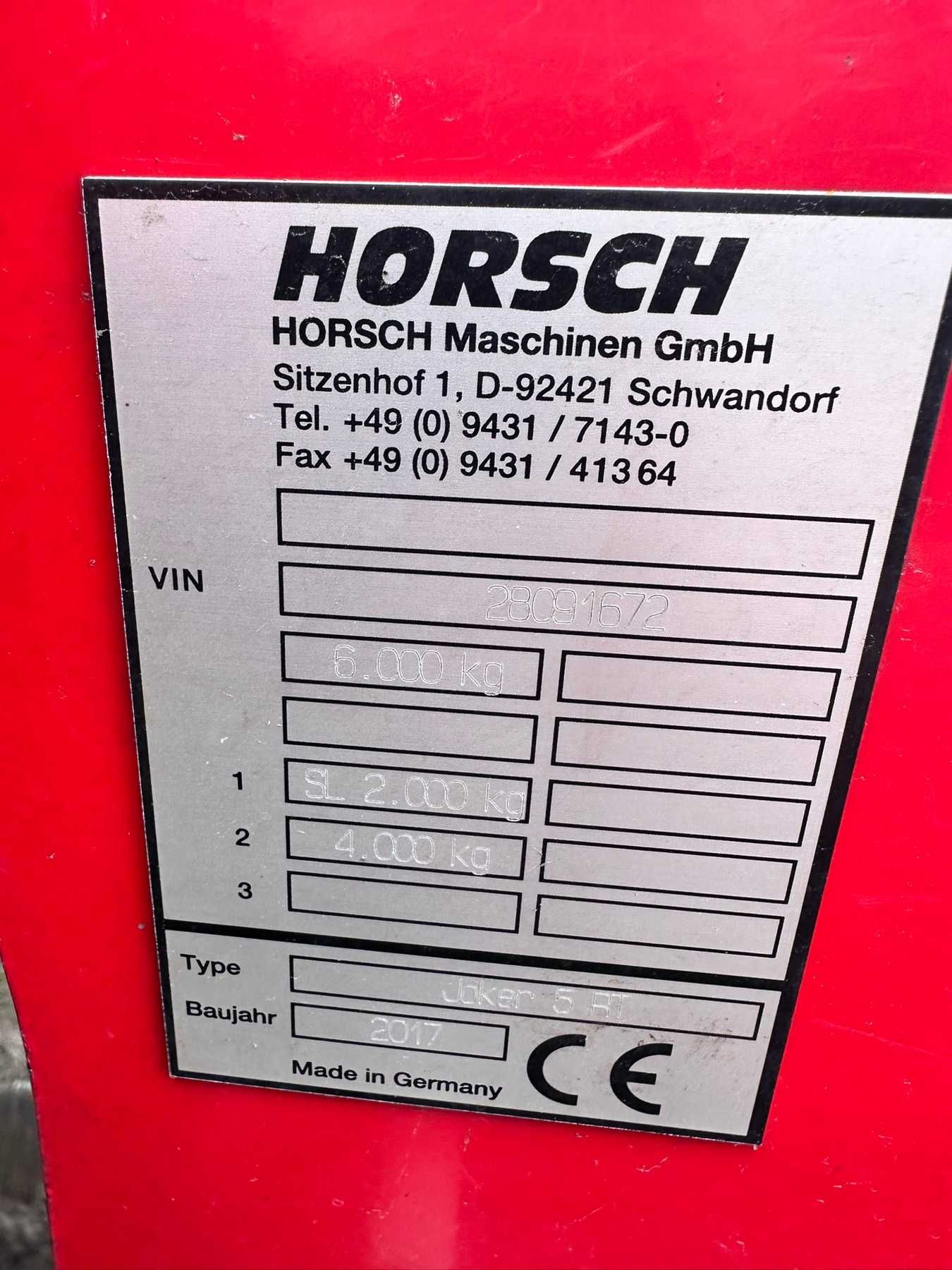 Horsch Joker 5 RT