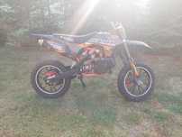 Mini Cross spalinowy 50 cc XTR 705 rozrusznik elektryczny
