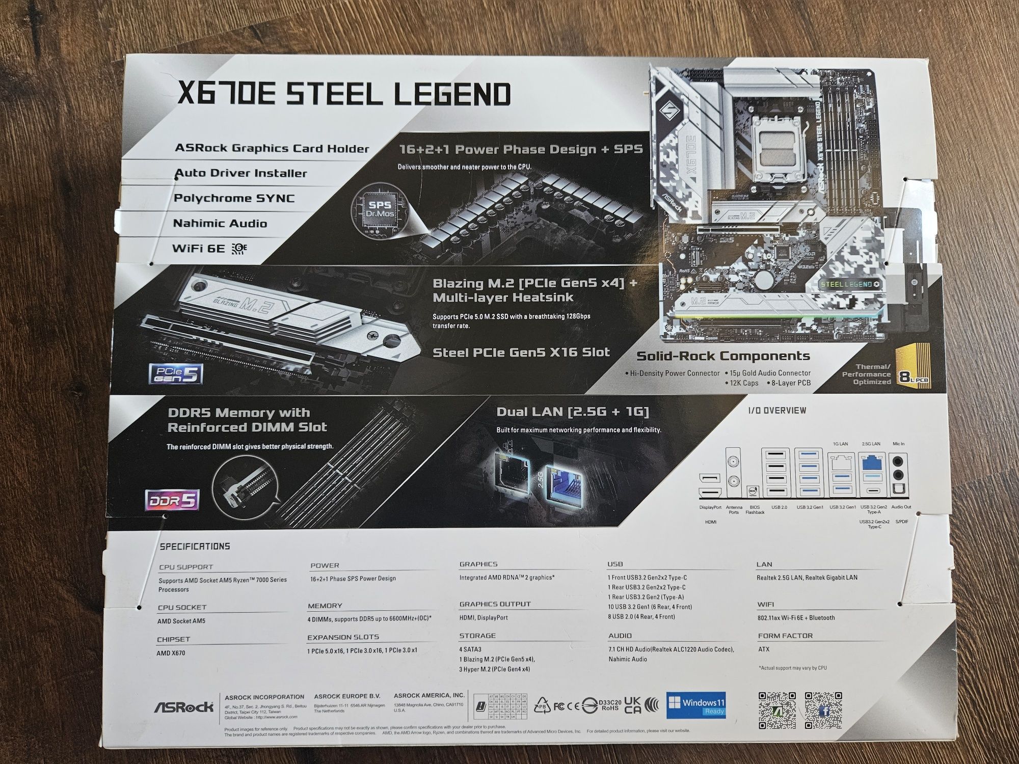 Материнська плата ASRock X670E Steel Legend Socket AM5