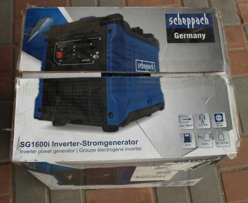 Інверторний генератор Scheppach SG1600i 1 кВт в наявності