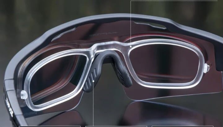 Fotochromowe okulary sportowe rowerowe SCVCN z wkładką korekcyjną
