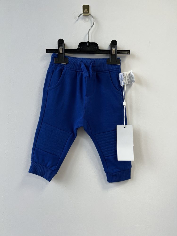Ovs spodnie niemowlęce niebieskie r.62