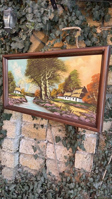 Большие картины, разные, холст масло подпись автора, Голландия