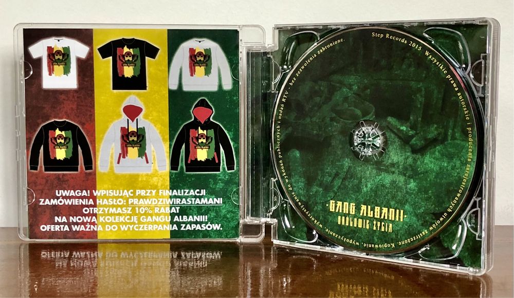 Edycja Limitowana Gang Albanii Królowie Życia LTD CD bonus DVD hip-hop
