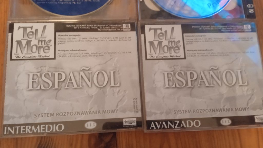 Zestaw płyt CD do nauki języka hiszpańskiego