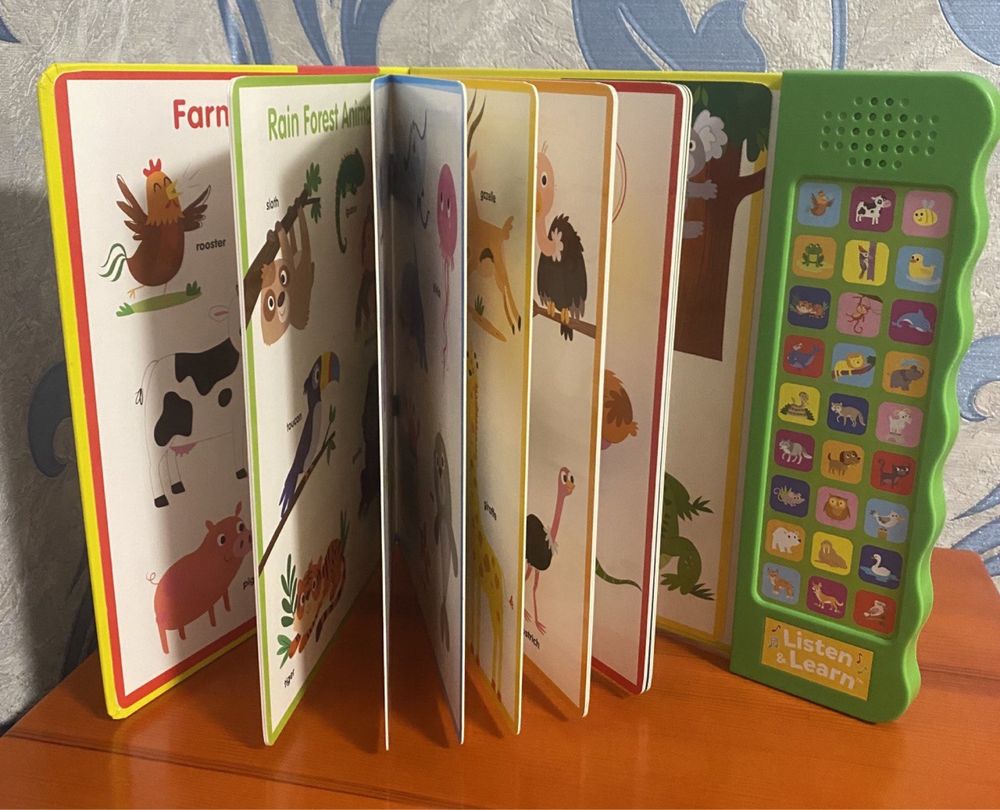 Інтерактивна книга Let’s Learn Animals
