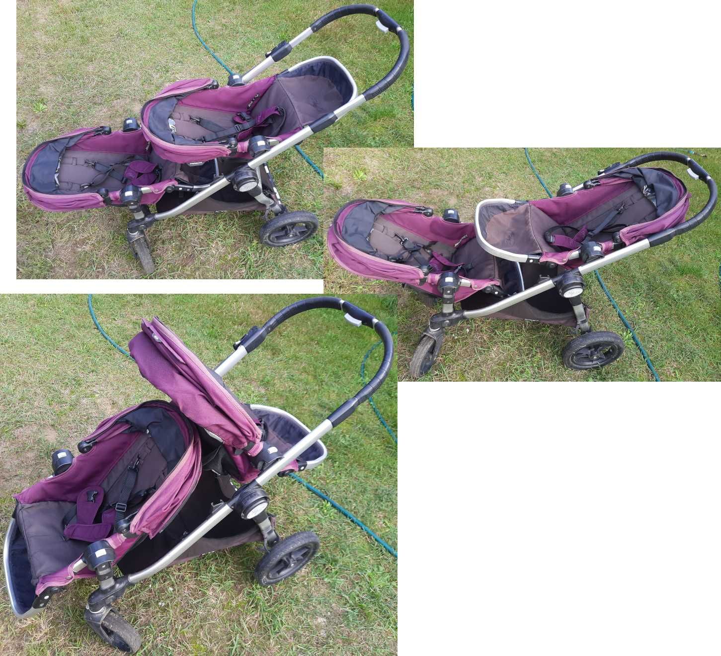 Podwójny wózek spacerowy Baby Jogger City Select, używany