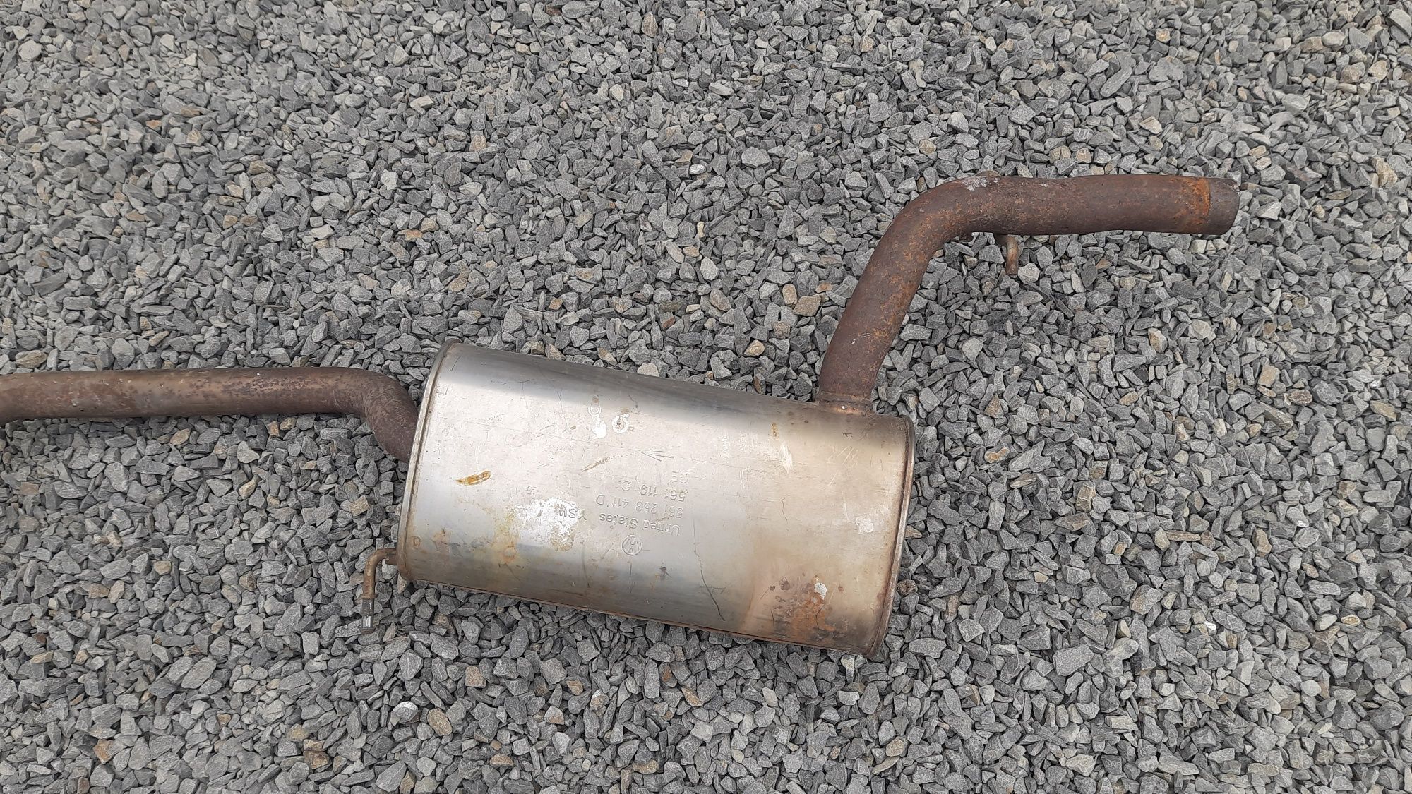 Глушник вихлопна система vw ag 561253181BA  561253611E 561253411D