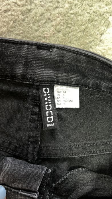 Женские джинсы Divided H&M скинни с высокой посадкой