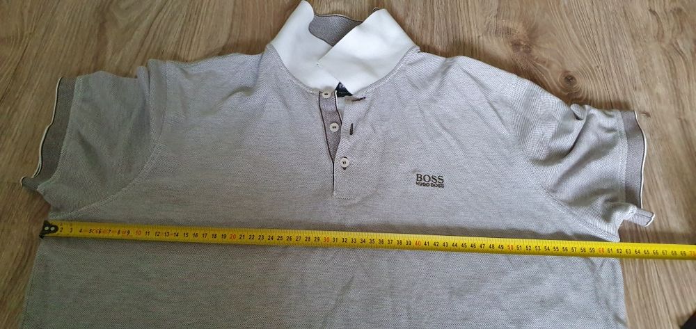 BOSS koszulka męska polo rozmiar XXL wymiary na zdjęciach stan b.dobry