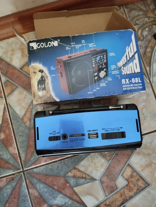 Магнітола з usb магнітофон Радіоприймач компактний на батарейках радіо