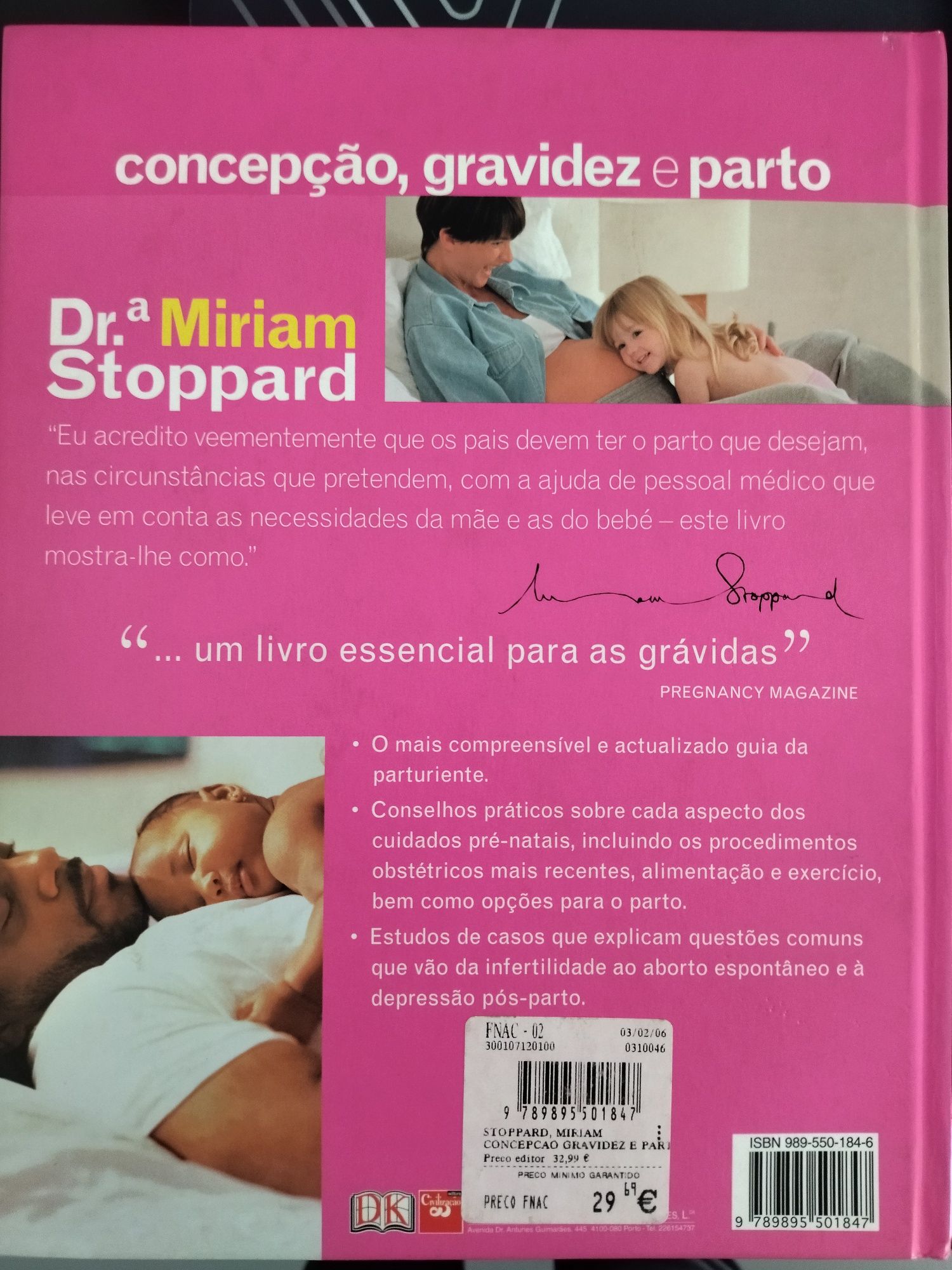 Livro Coceçâo, gravidez e parto - Dra.a Miriam Stoppard