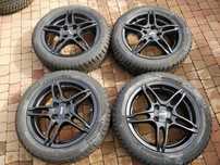 3419. Koła zimowe Honda Jazz Yaris 4x100 185/55/16 8.5mm 23r jak nowe