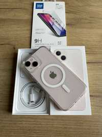 iPhone 13 Pink 128GB JAK NOWY (90% baterii) + etui