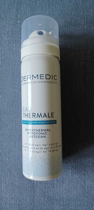DERMEDIC woda termalna 50 ml spray, ważna do 08/2027 Nowa