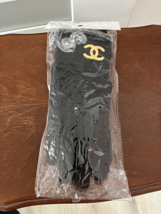 Rękawiczki czarne logowane