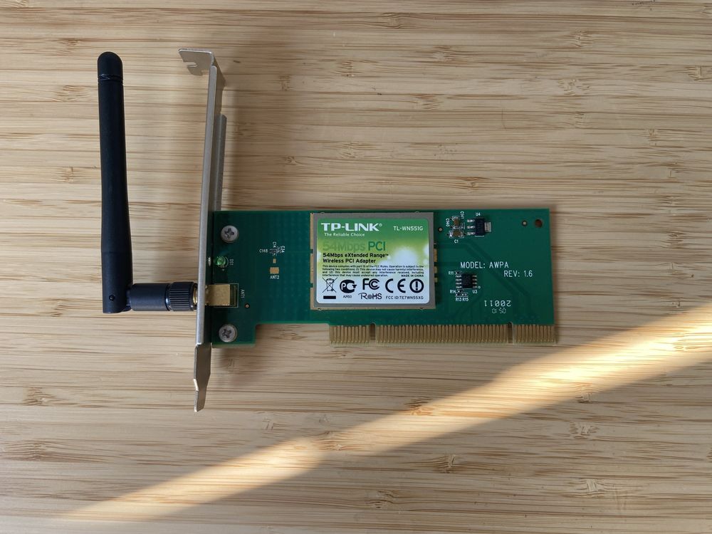 Placa de rede wifi PCI express TP-Link