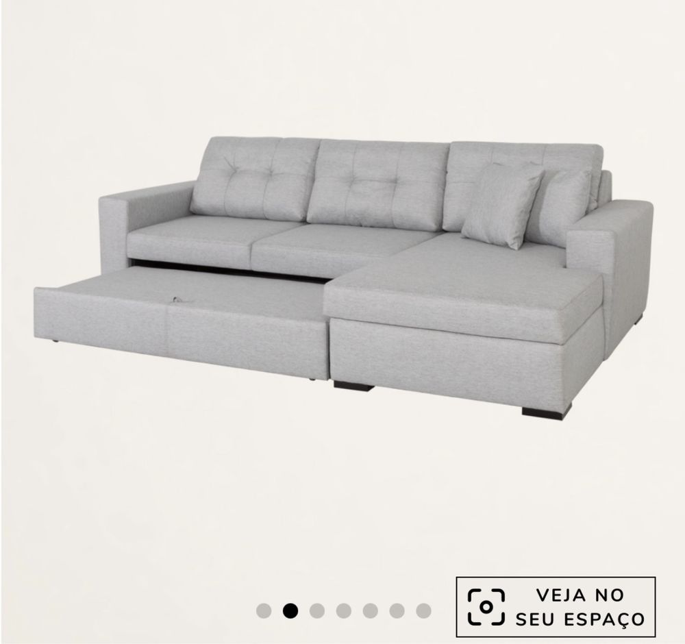 Sofá Da Marca Antarte 2 lugares com chaise Longue