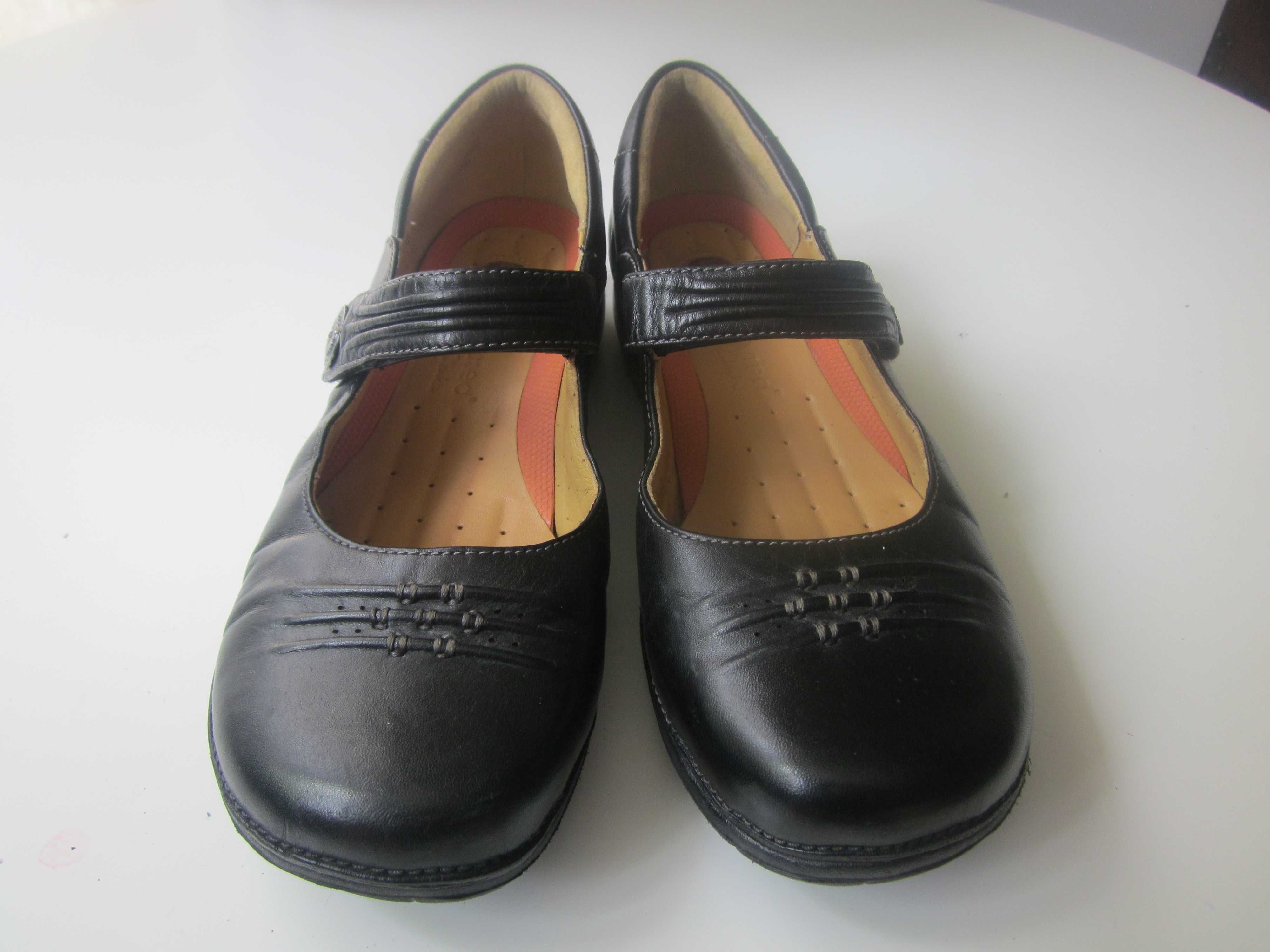 CLARKS STRUCTURE Balerinki r.40 26cm SKÓRA Stan J.NOWE Okazja