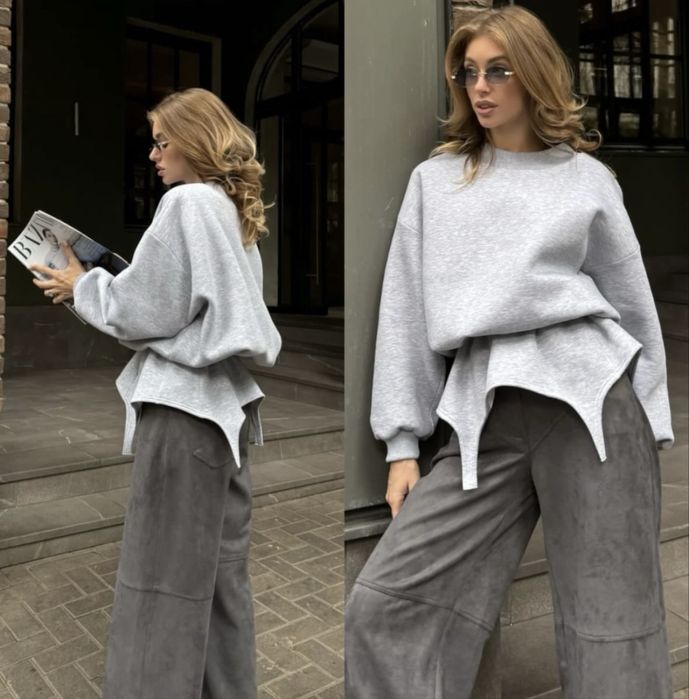 Светр із баскою світшот